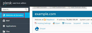 Configurar un certificado SSL en Plesk